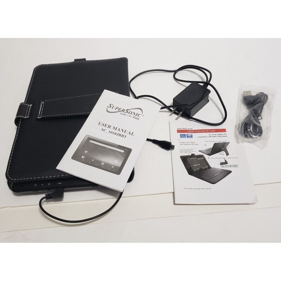 SuperSonic SC-1010JBBT 10.1” QUAD Core Android 8.1 Tablet Bluetooth 8GB Storage - Picture 7 of 8